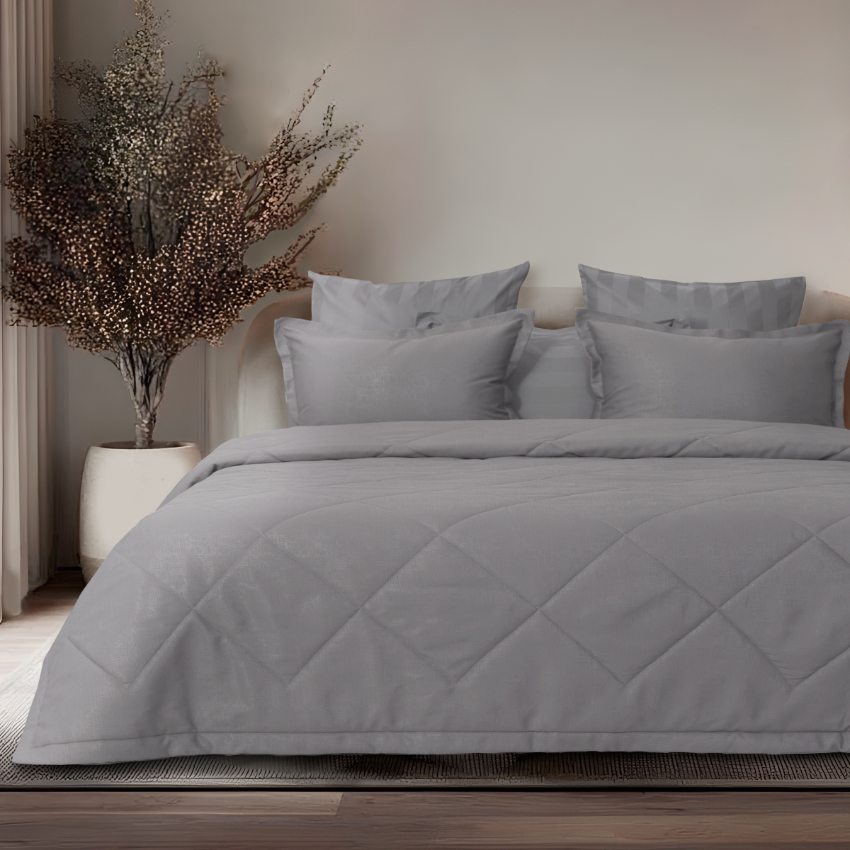 Покрывало | ПОКРЫВАЛО LORENZO ПЕПЕЛЬНЫЙ