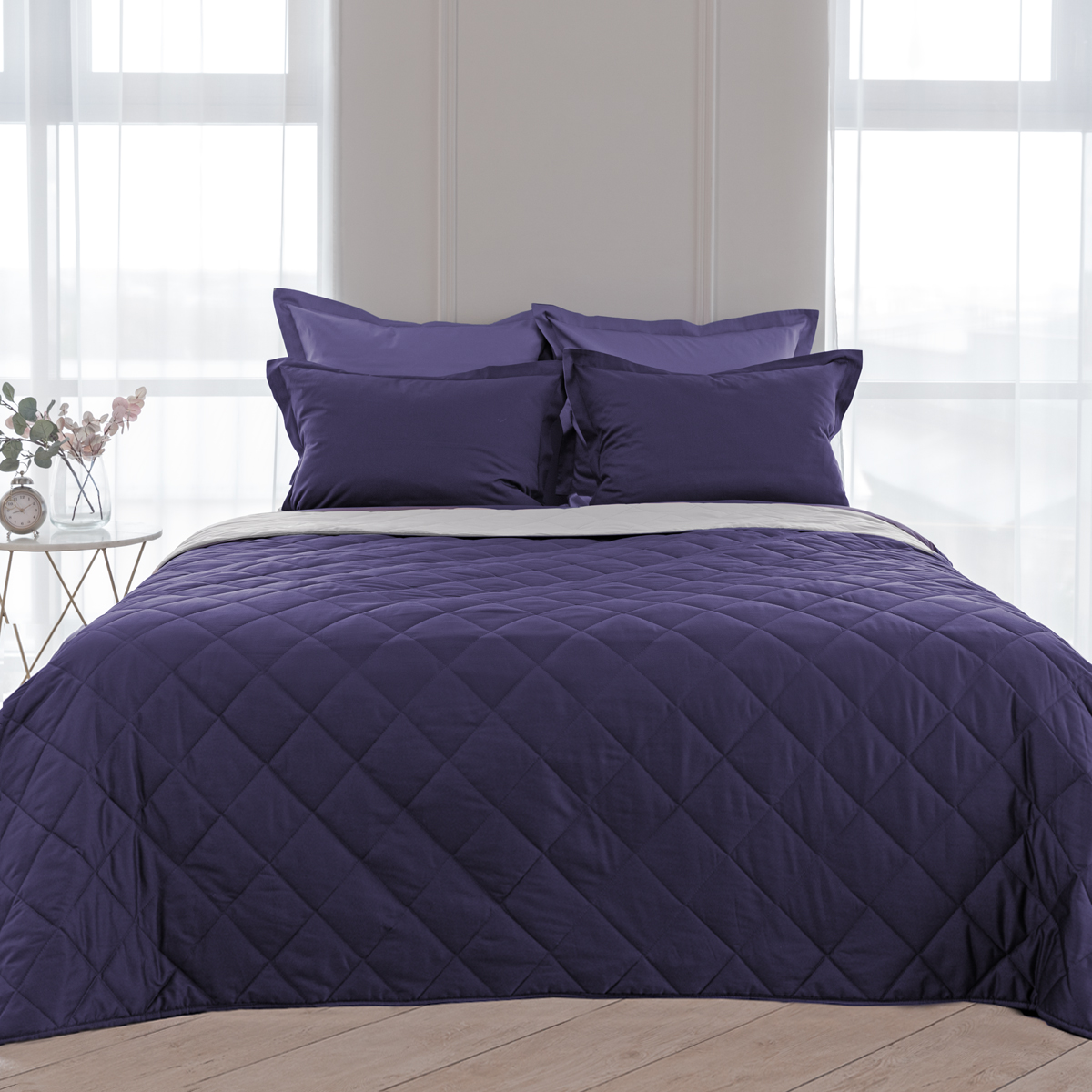 Покрывало хлопковое | ДВУСТОРОННЕЕ ХЛОПКОВОЕ ПОКРЫВАЛО ИНДИГО