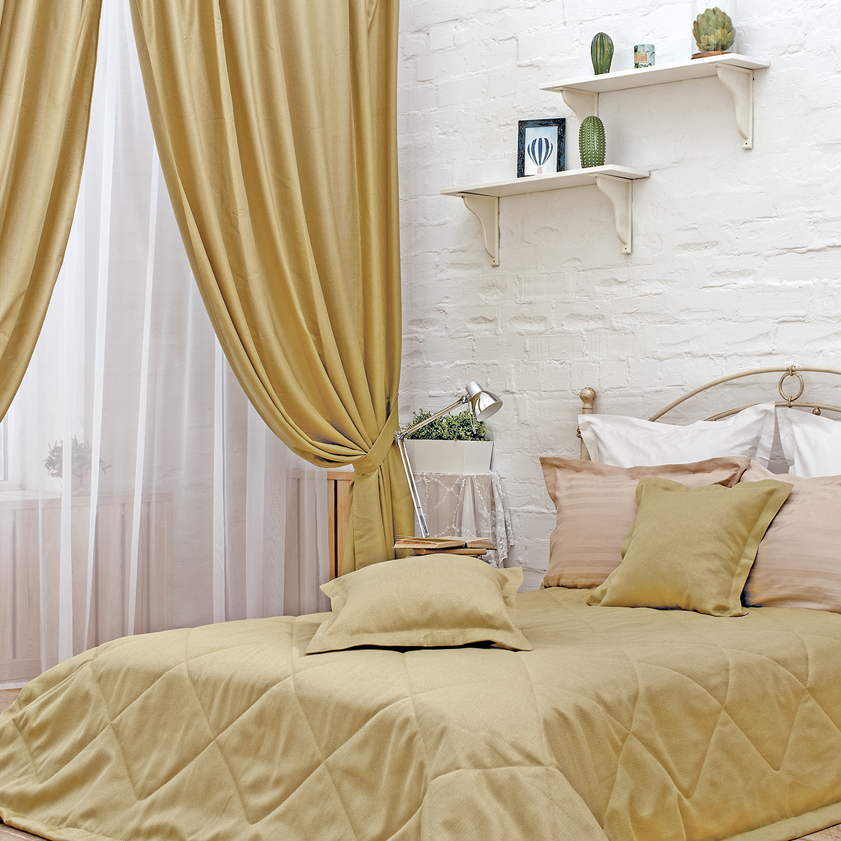 Покрывало | Покрывало NATURE ОЛИВКОВЫЙ