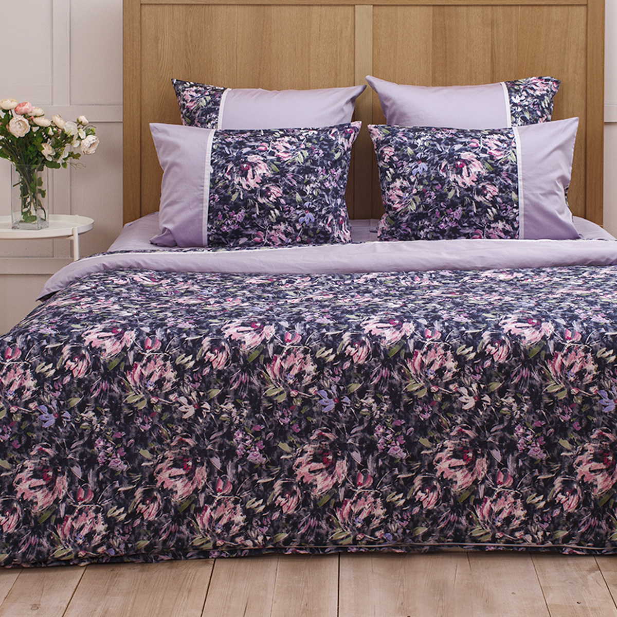 Постельное бельё Мако-сатин | ПОСТЕЛЬНОЕ БЕЛЬЁ МАКО-САТИН ВИОЛЕТТА