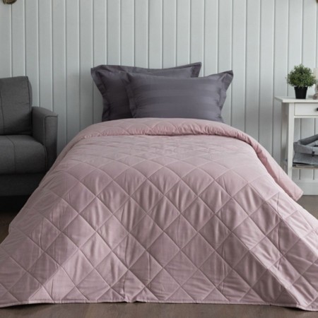 ПОКРЫВАЛО ХЛОПКОВОЕ ОДНОТОННОЕ ЖЕМЧУЖНО-РОЗОВЫЙ 180х220 см.