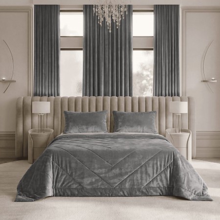 БАРХАТНОЕ ПОКРЫВАЛО СЕРЫЙ