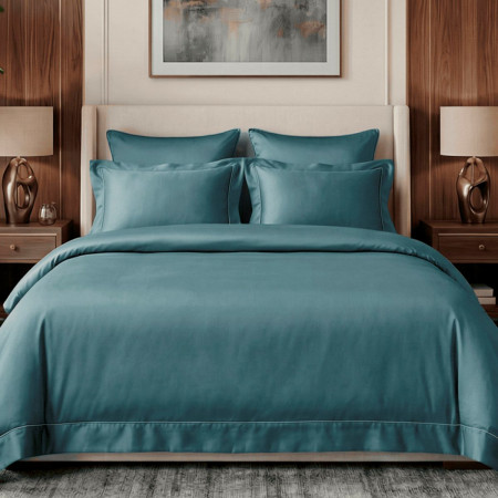 ПОСТЕЛЬНОЕ БЕЛЬЁ МАКО-САТИН "КЛАССИКА" ИЗУМРУД